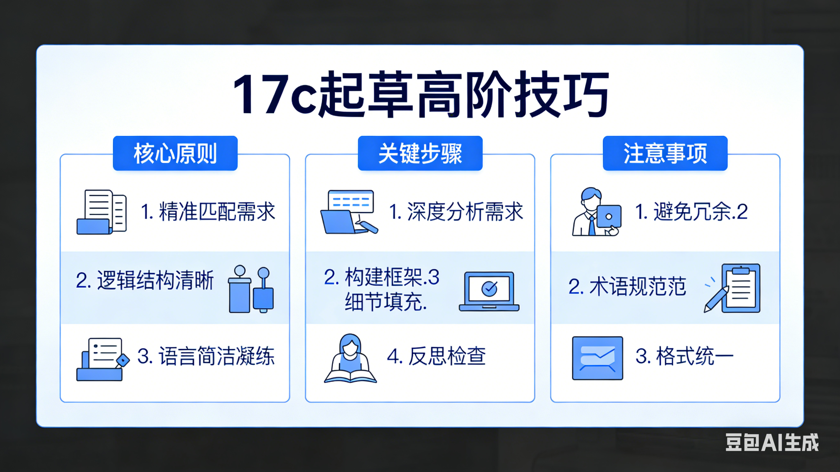 17c起草高阶技巧